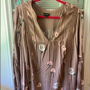 Torrid Floral Blouse